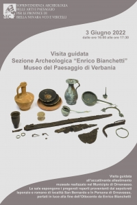 Visita guidata alla Sezione Archeologica “Enrico Bianchetti” del Museo del Paesaggio di Verbania