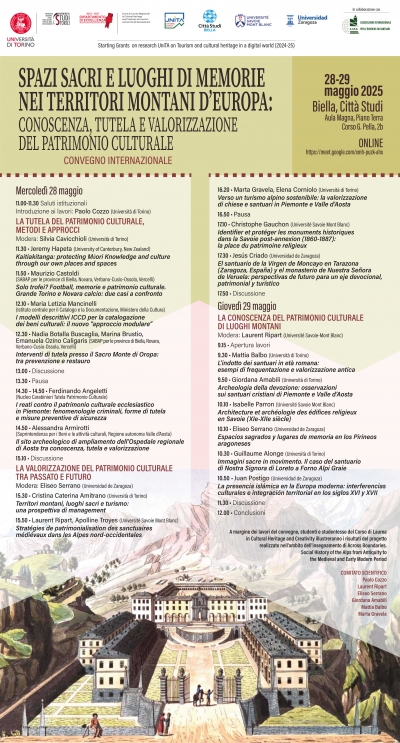 SPAZI SACRI E LUOGHI DI MEMORIE NEI TERRITORI MONTANI D'EUROPA: Conoscenza, tutela e valorizzazione del patrimonio culturale