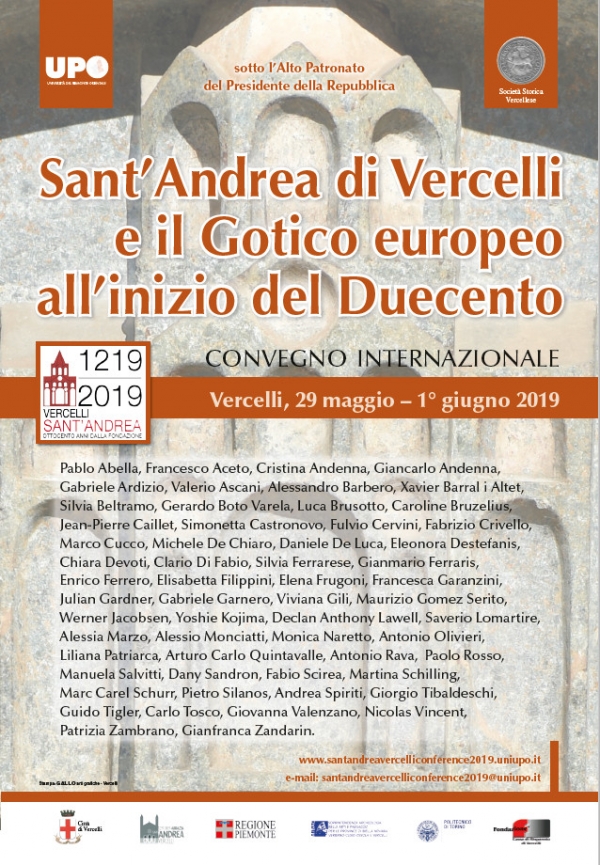 Sant&#039;Andrea di Vercelli e il Gotico europeo all&#039;inizio del Duecento