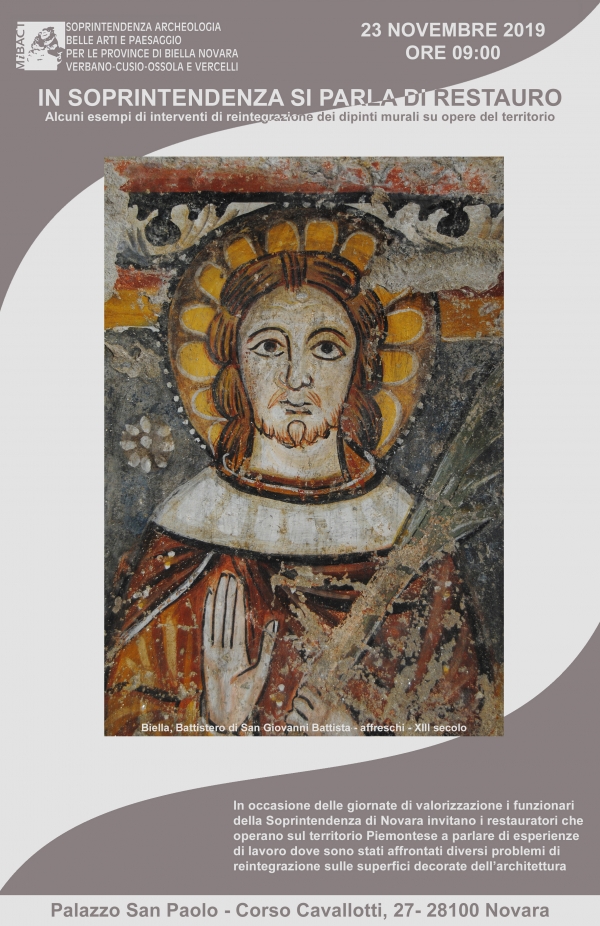 IN SOPRINTENDENZA SI PARLA DI RESTAURO